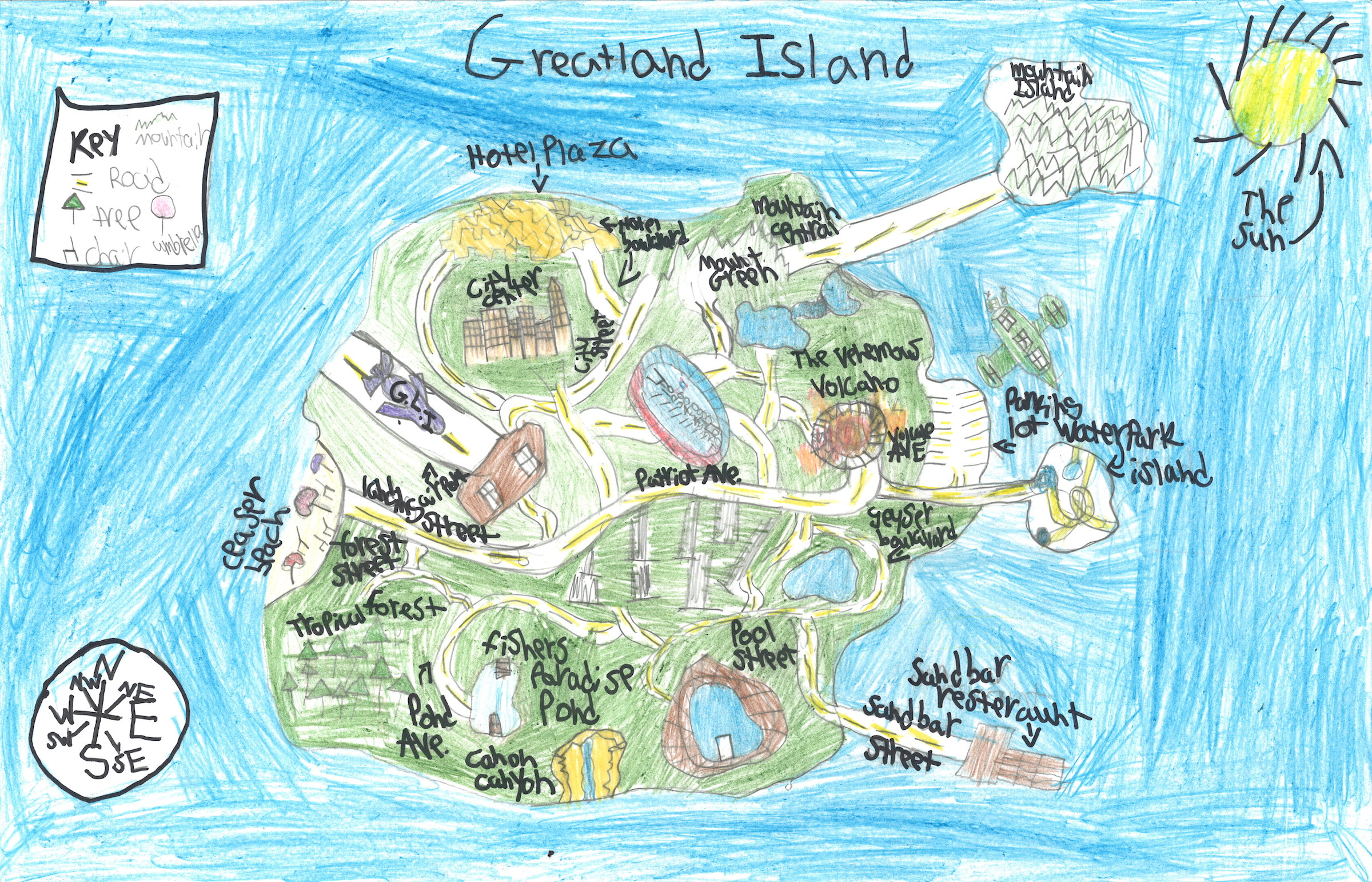 island map for kids