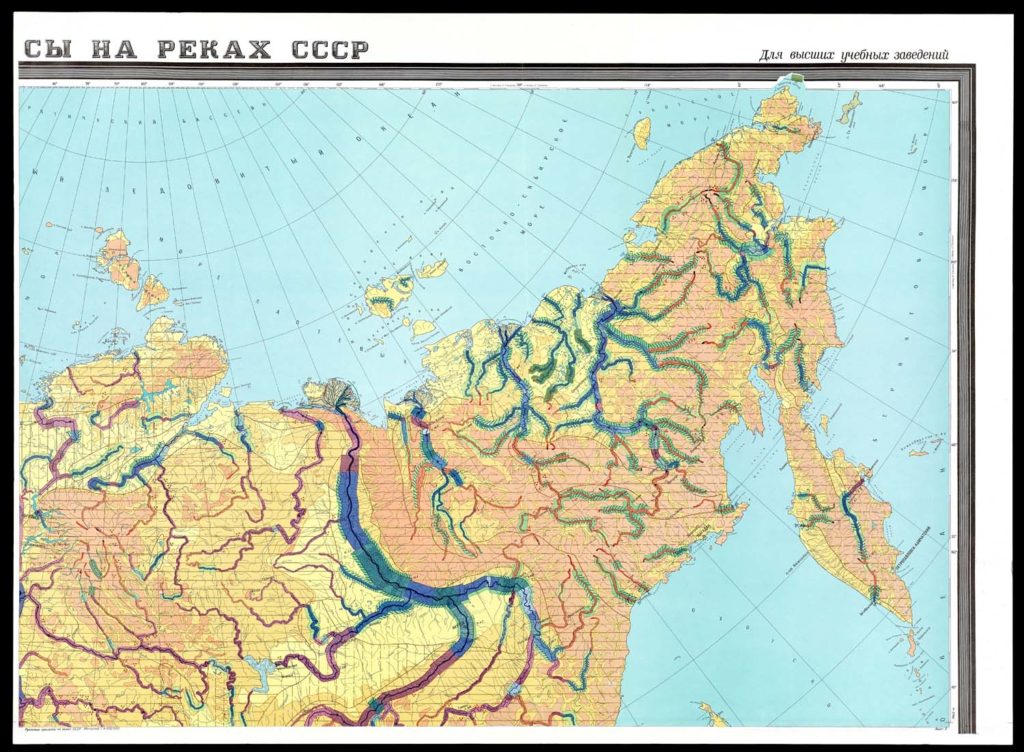 Реки ссср карта