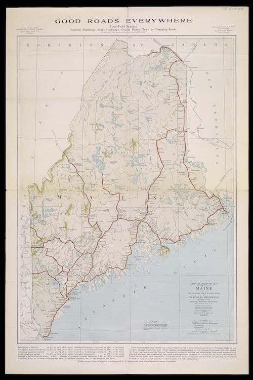 Map of Maine