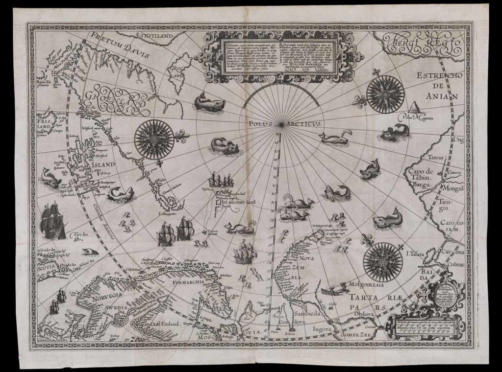1598 map of the North Pole