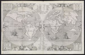 Sacrae Geographiae Tabulam by Benito Arias Montano, 1571