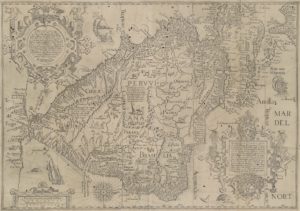 Delineatio omnium orarum totius by Jan Huygen van Linschoten, 1605