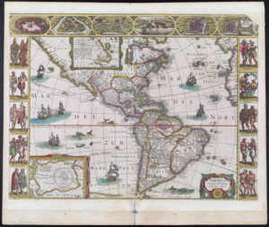America noviter delineata by Jodocus Hondius, 1638