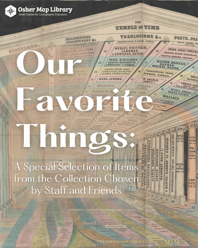 Poster for "Our Favorite Things" exhibition