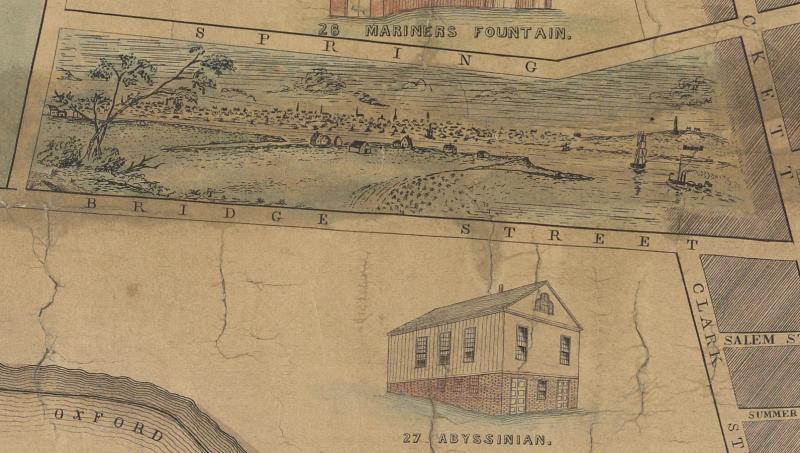 Cullum 1836 - detail of landscape view