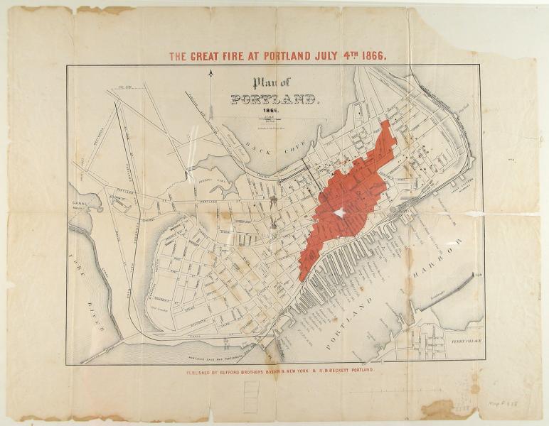 Bufford Portland Great Fire 1866