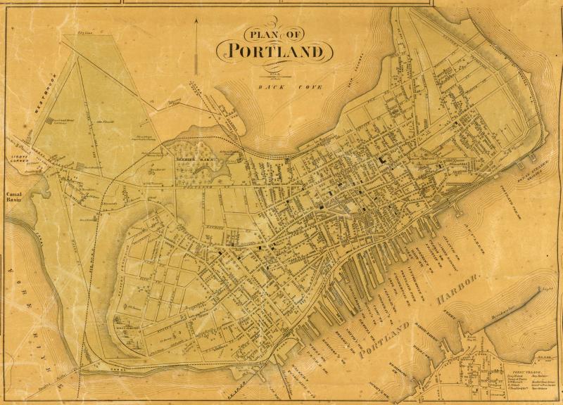 Chace Portland on Cumberland County 1857