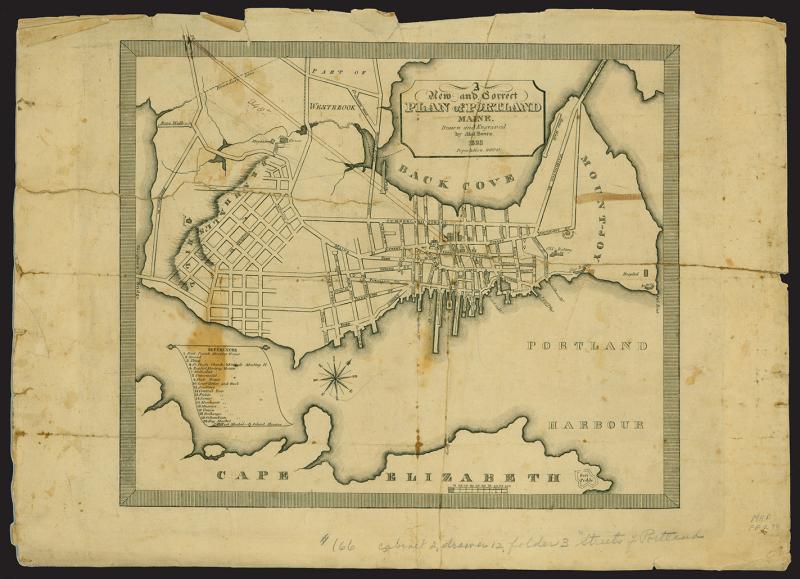 Bowen, Plan of Portland (1823)