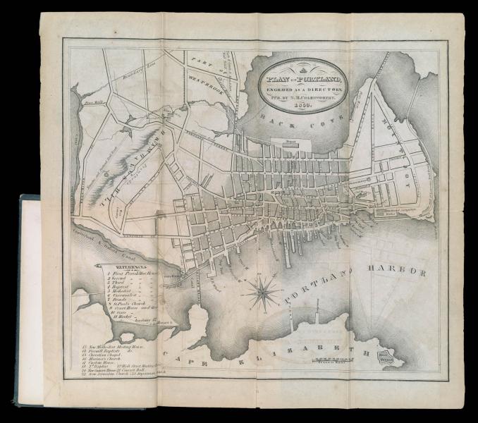 Plan of Portland (1850)