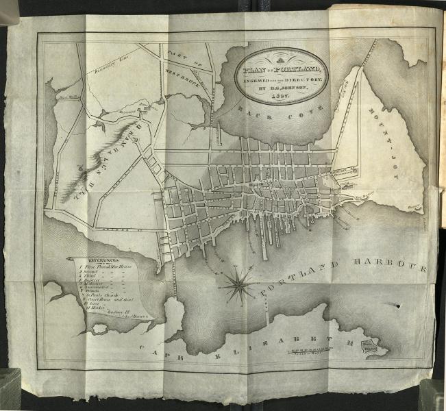 Johnson, Plan of Portland (1827)