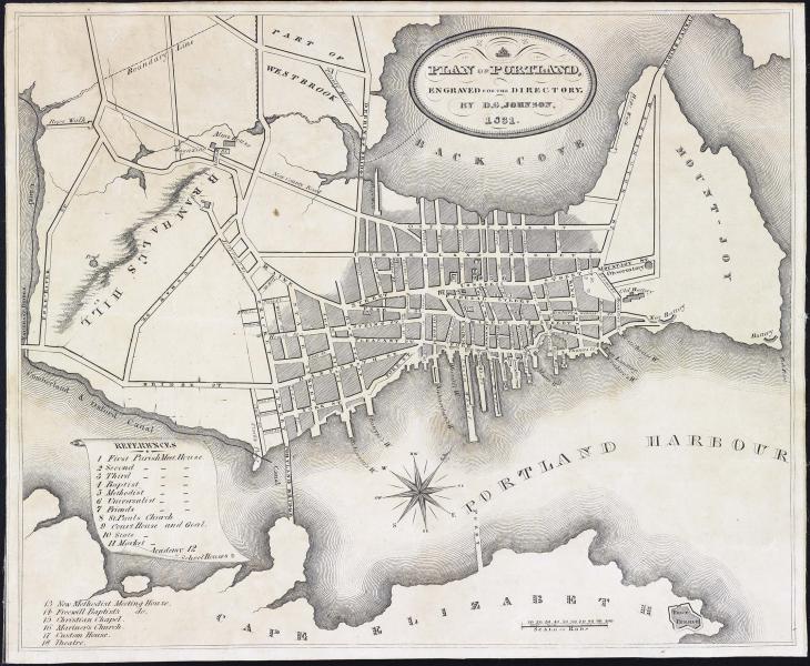 Plan of Portland (1827)